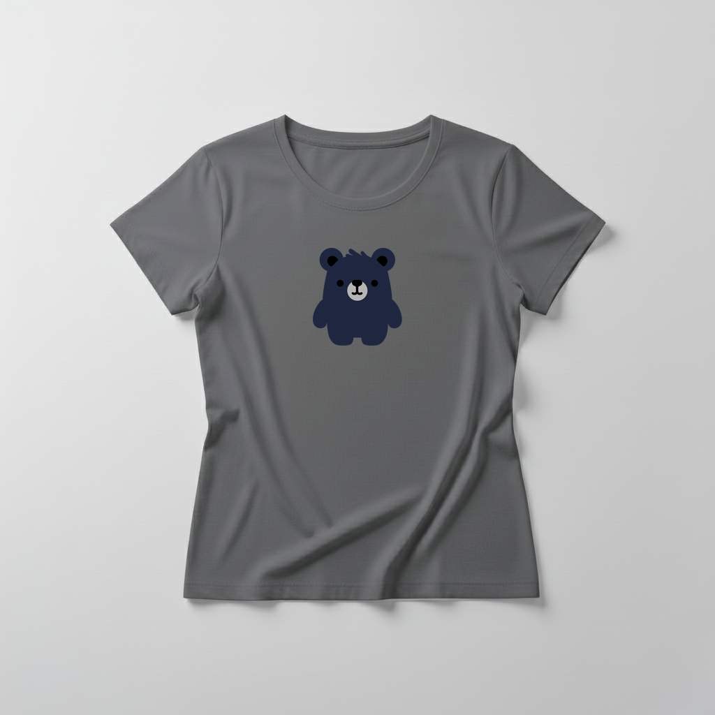 Estampa Urso Básico Marinho AMA Brusque