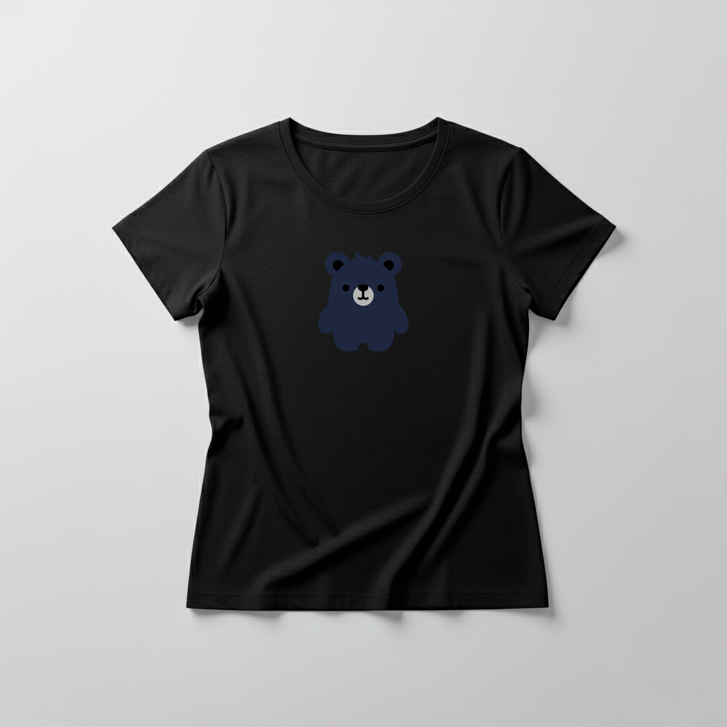 Estampa Urso Básico Marinho AMA Brusque