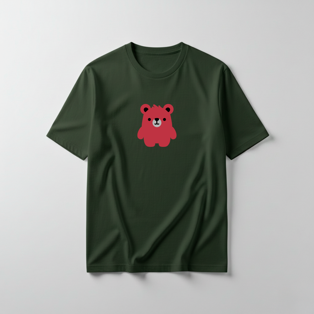 Estampa Urso Básico Bordo APAE Guabiruba