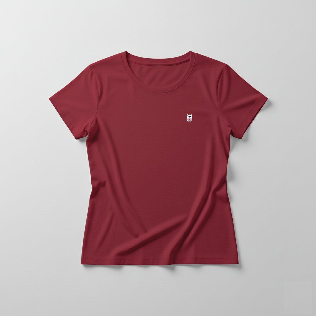 Estampa Urso Patinação Rosa - AMA Brusque