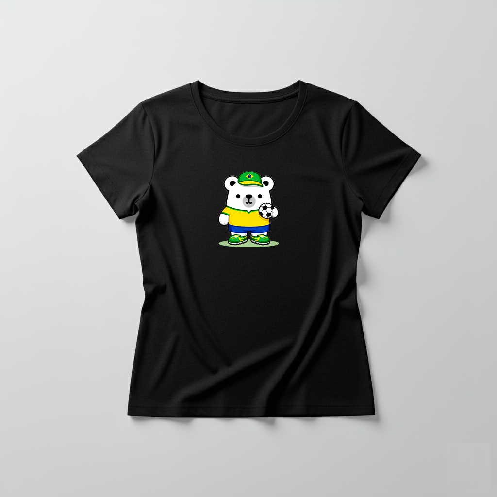 Estampa Urso Brasil -  APAE Brusque