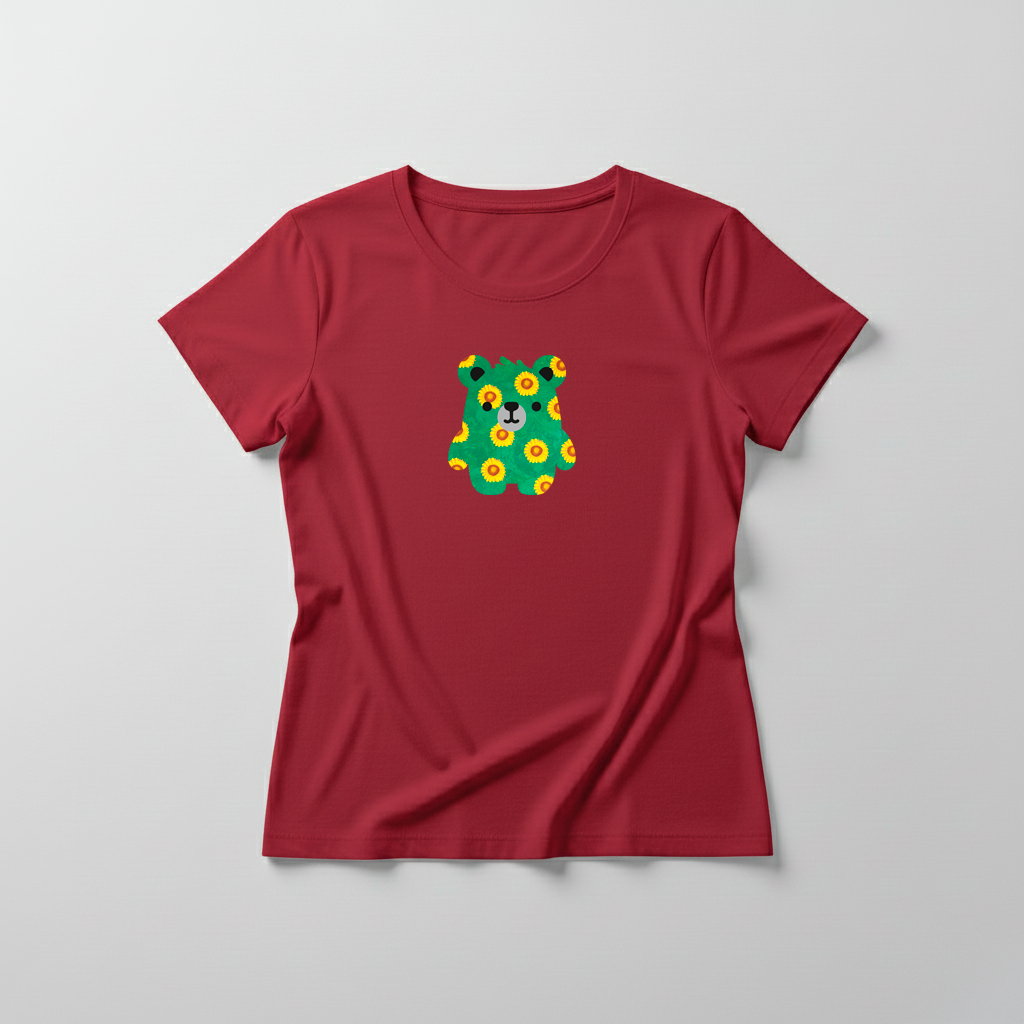 Estampa Urso Girassol APAE Brusque