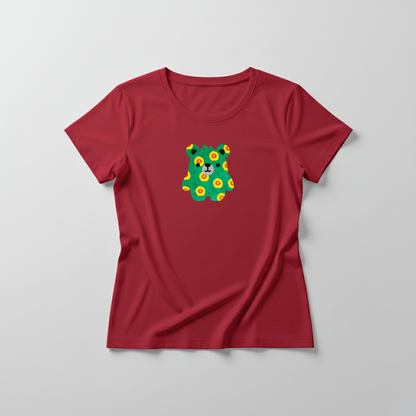 Estampa Urso Girassol APAE Brusque