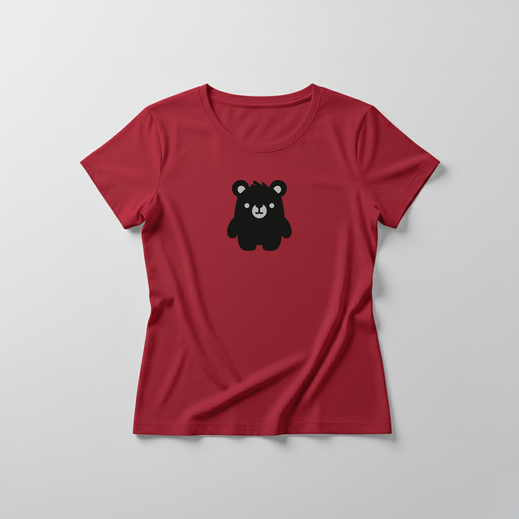 Estampa Urso Básico Preto APAE Guabiruba