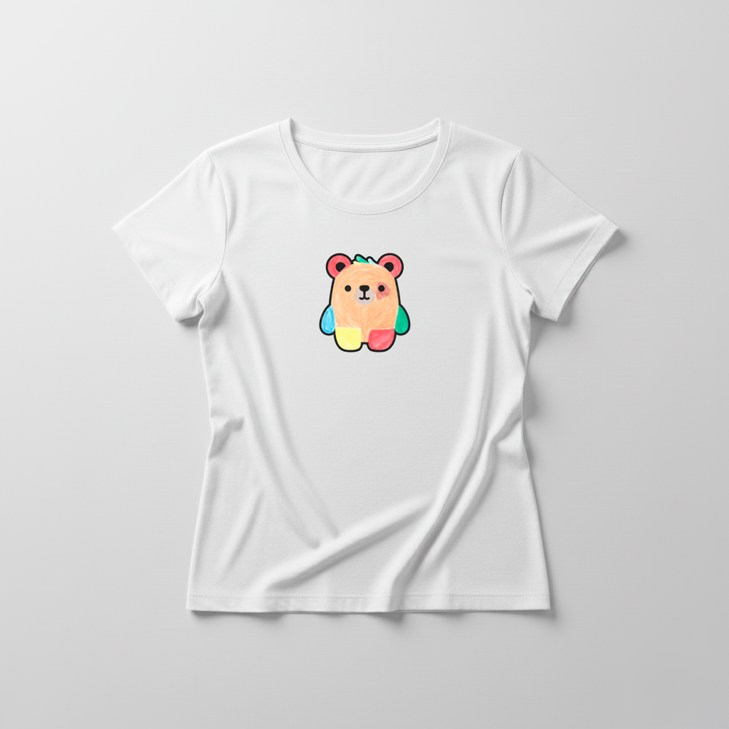 Estampa Urso Benjamim APAE Brusque