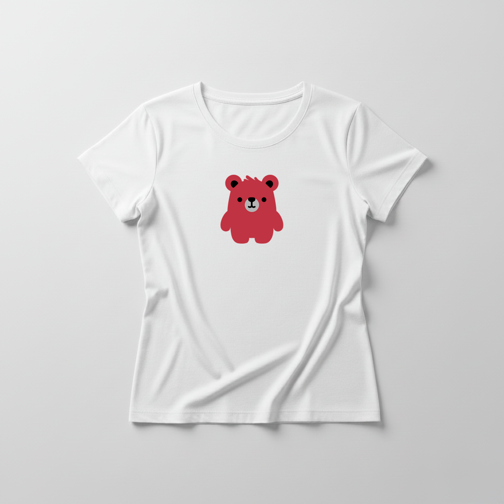 Estampa Urso Básico Bordo APAE Guabiruba