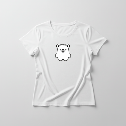 Estampa Urso Básico Branco APAE Brusque