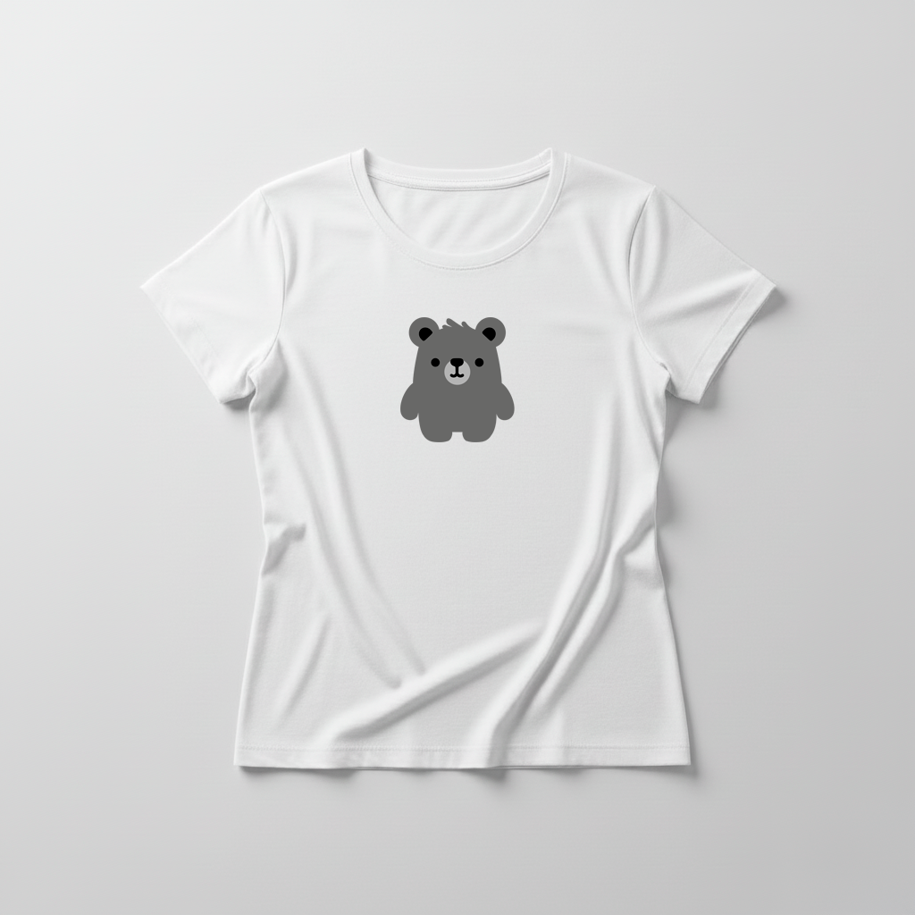 Estampa Urso Básico Chumbo AMA Brusque