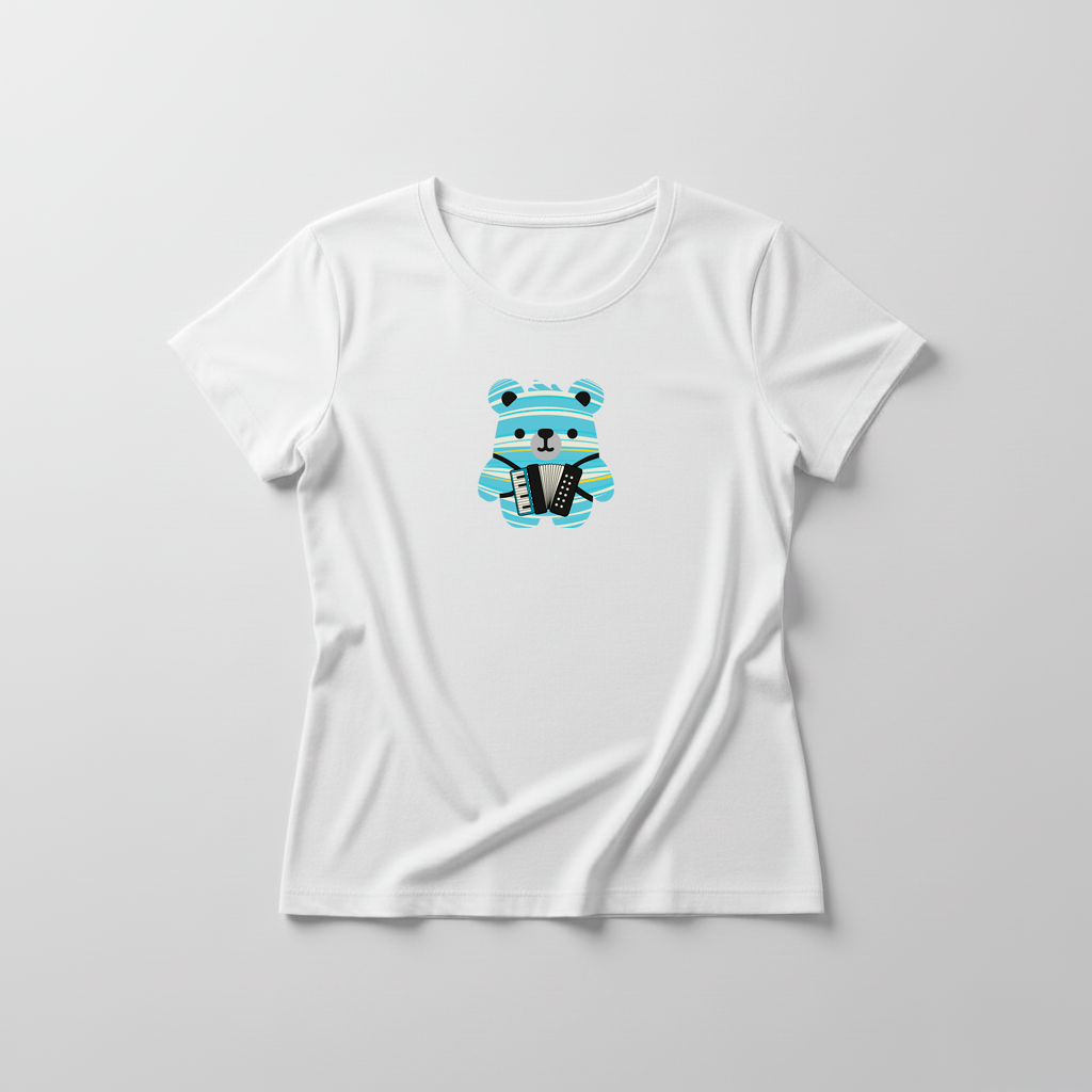 Estampa Urso Gaiteiro AMA Brusque