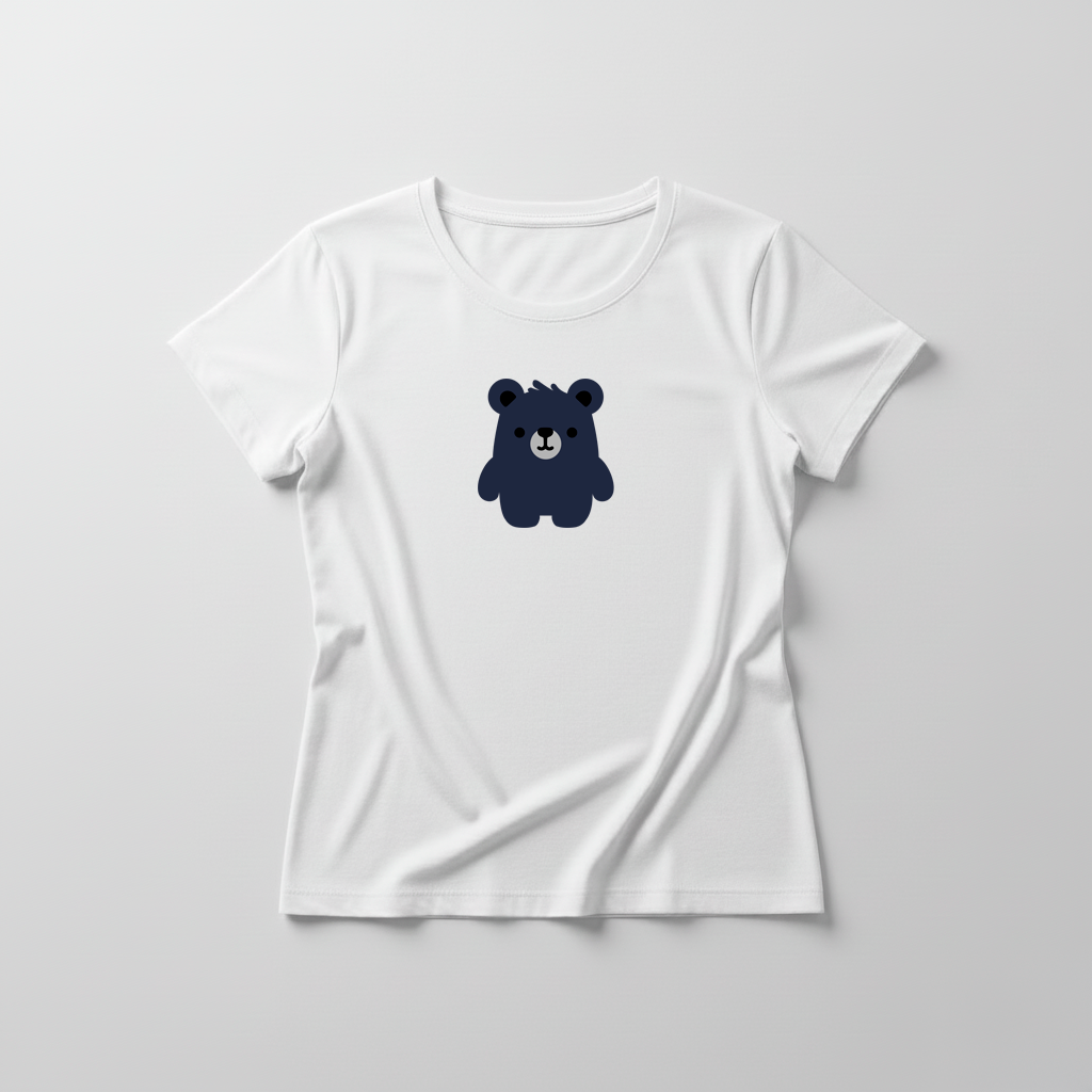 Estampa Urso Básico Marinho AMA Brusque