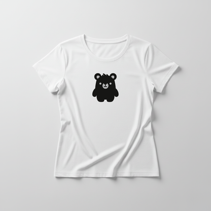 Estampa Urso Básico Preto APAE Guabiruba