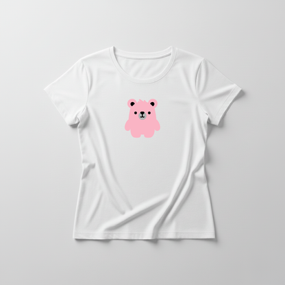 Estampa Urso Básico Rosa AMA Brusque