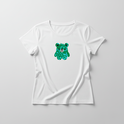 Estampa Urso Verde Estampado APAE Guabiruba