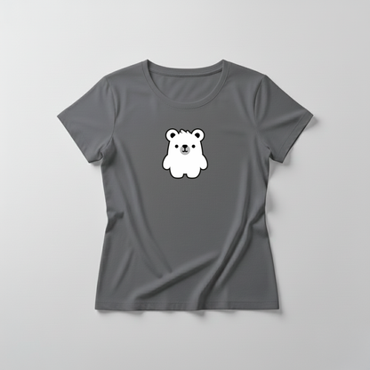 Estampa Urso Básico Branco APAE Brusque