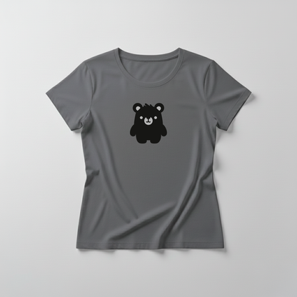 Estampa Urso Básico Preto APAE Guabiruba