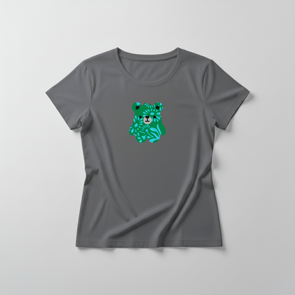 Estampa Urso Verde Estampado APAE Guabiruba