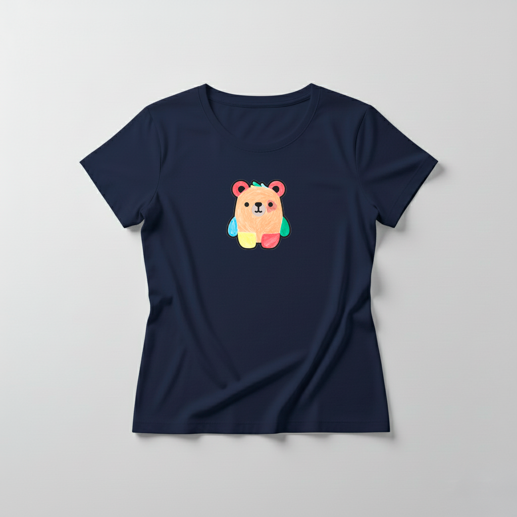 Estampa Urso Benjamim APAE Brusque
