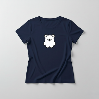 Estampa Urso Básico Branco APAE Brusque