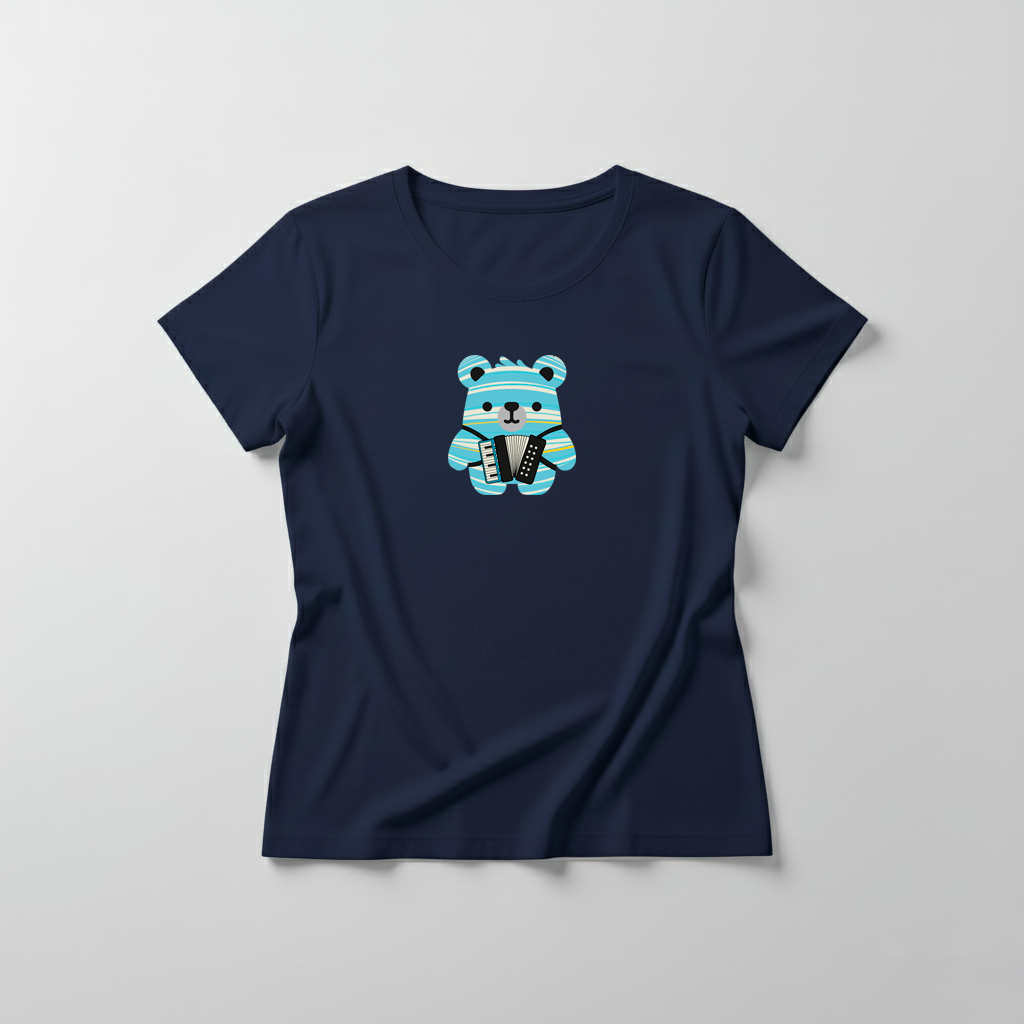 Estampa Urso Gaiteiro AMA Brusque