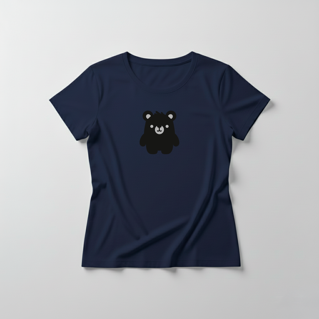 Estampa Urso Básico Preto APAE Guabiruba