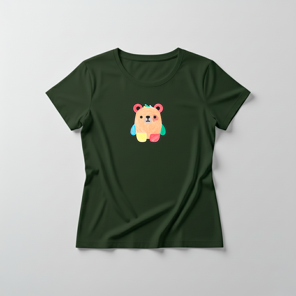 Estampa Urso Benjamim APAE Brusque