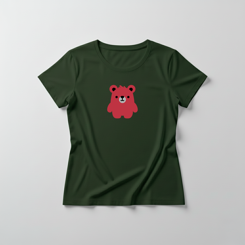 Estampa Urso Básico Bordo APAE Guabiruba