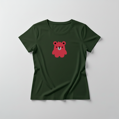 Estampa Urso Básico Bordo APAE Guabiruba