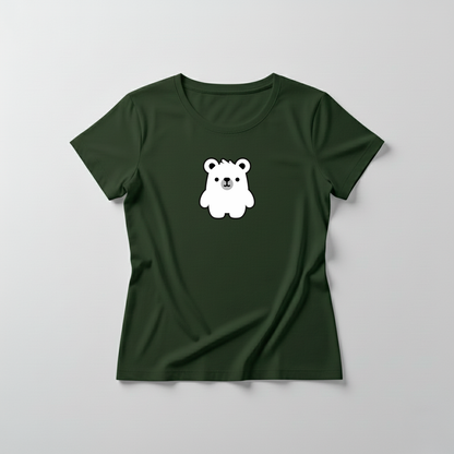 Estampa Urso Básico Branco APAE Brusque