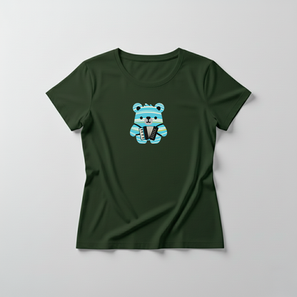 Estampa Urso Gaiteiro AMA Brusque