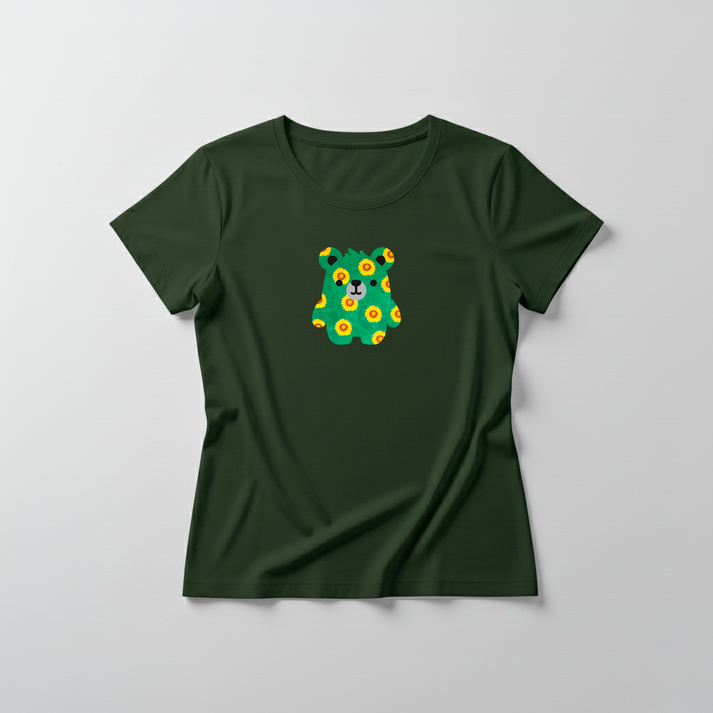 Estampa Urso Girassol APAE Brusque