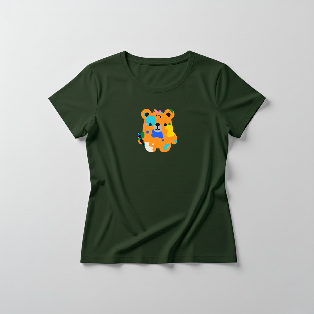 Estampa Urso Artista APAE Guabiruba