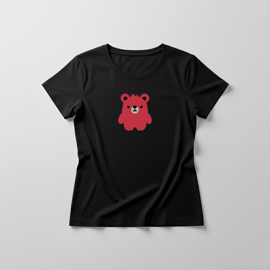 Estampa Urso Básico Bordo APAE Guabiruba