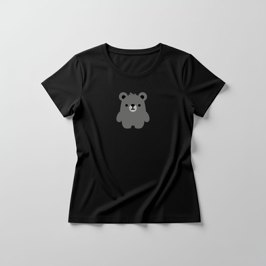 Estampa Urso Básico Chumbo AMA Brusque