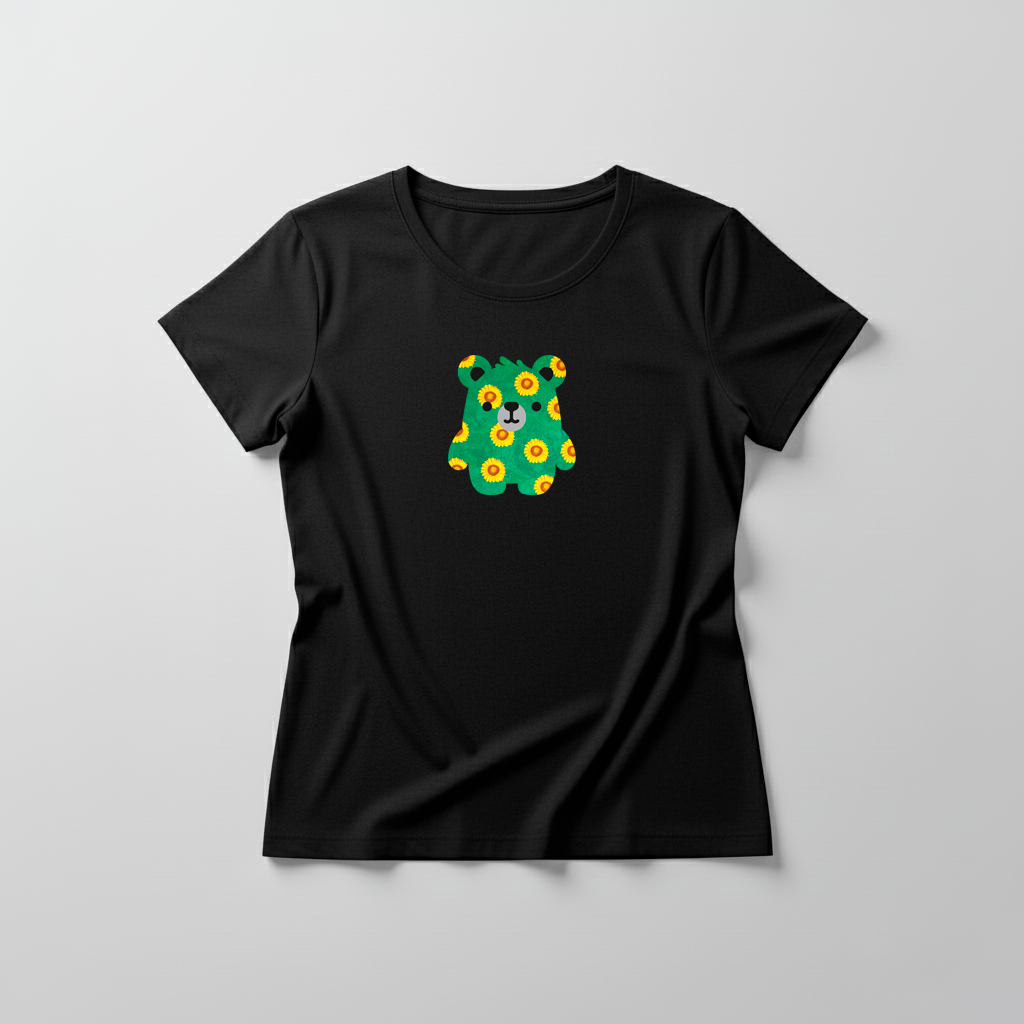 Estampa Urso Girassol APAE Brusque