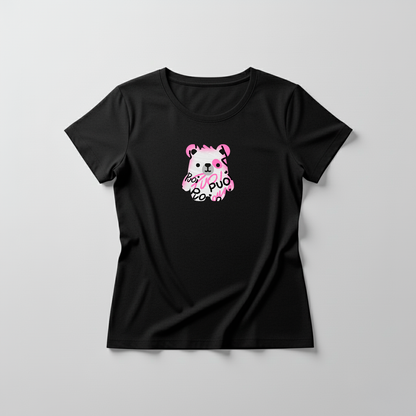 Estampa Urso Rosa Pixado APAE Guabiruba