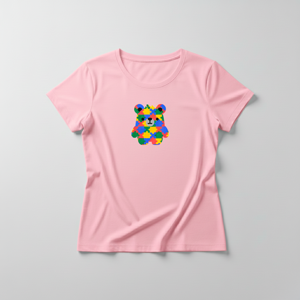 Estampa Urso Autismo AMA Brusque