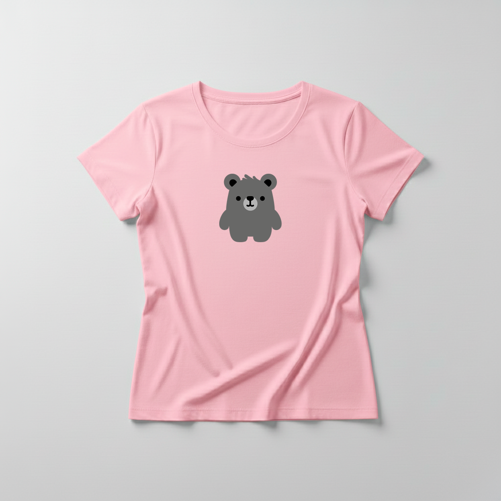 Estampa Urso Básico Chumbo AMA Brusque