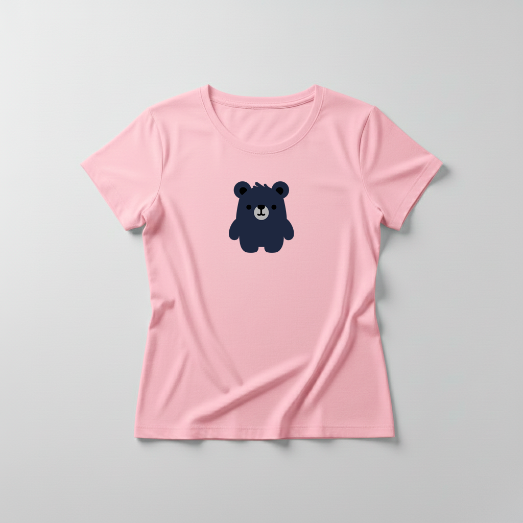 Estampa Urso Básico Marinho AMA Brusque