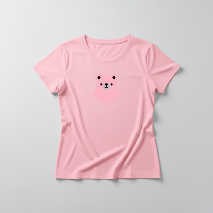 Estampa Urso Básico Rosa AMA Brusque