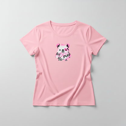 Estampa Urso Rosa Pixado APAE Guabiruba