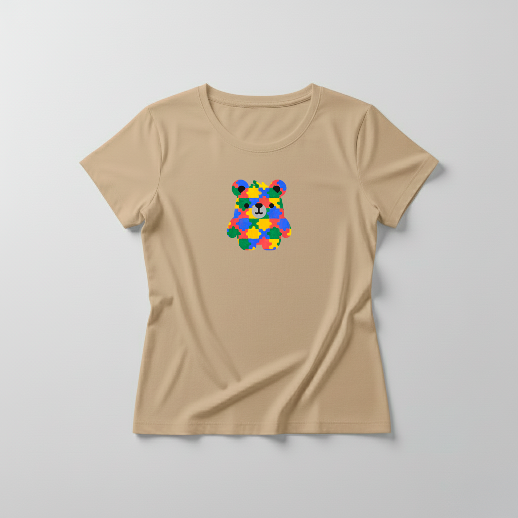 Estampa Urso Autismo AMA Brusque