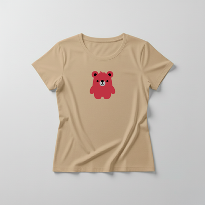 Estampa Urso Básico Bordo APAE Guabiruba
