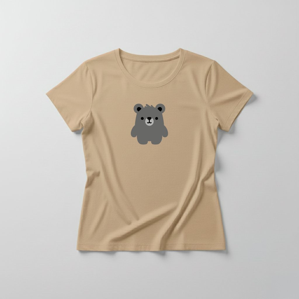 Estampa Urso Básico Chumbo AMA Brusque
