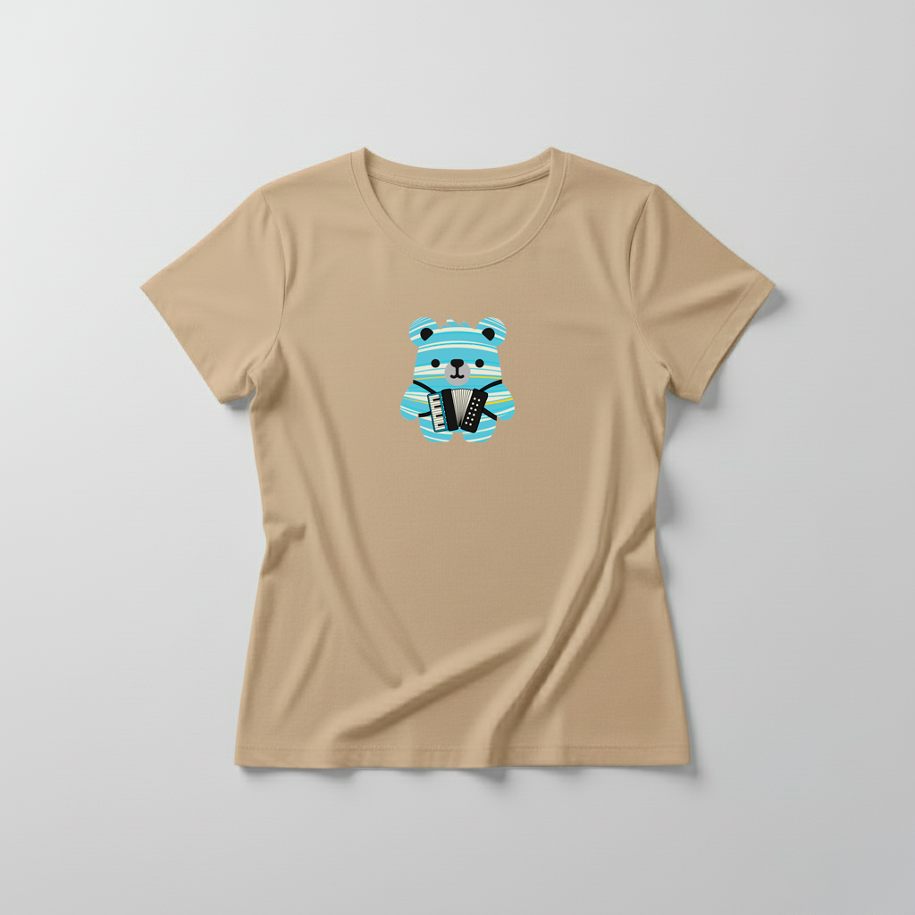 Estampa Urso Gaiteiro AMA Brusque