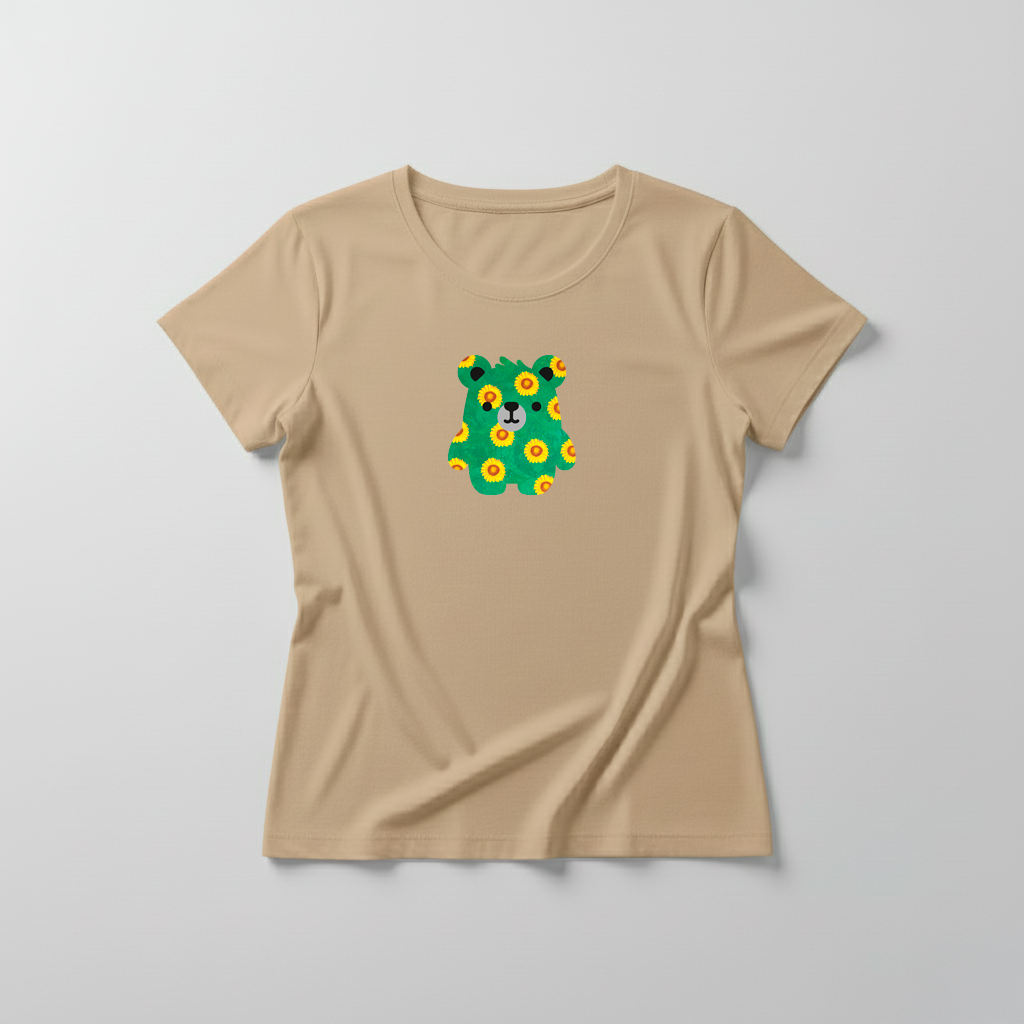 Estampa Urso Girassol APAE Brusque