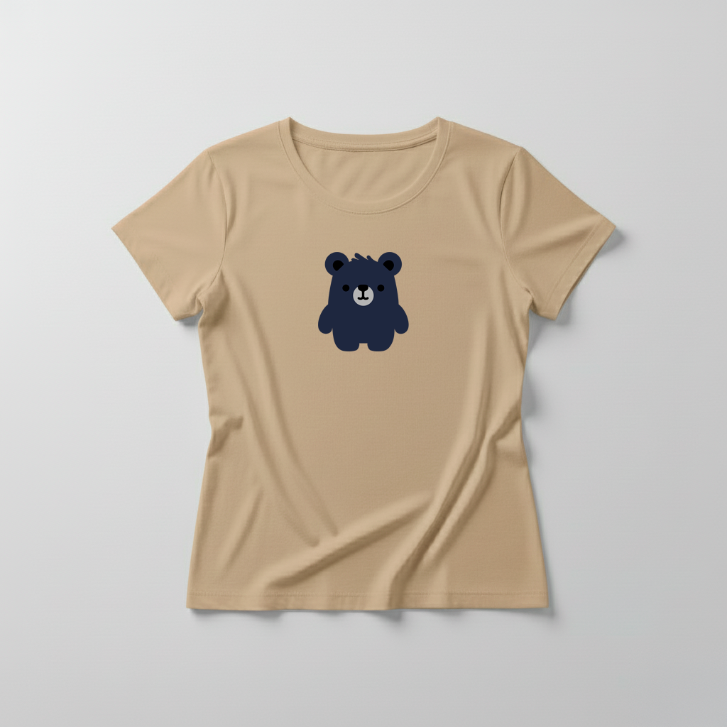 Estampa Urso Básico Marinho AMA Brusque