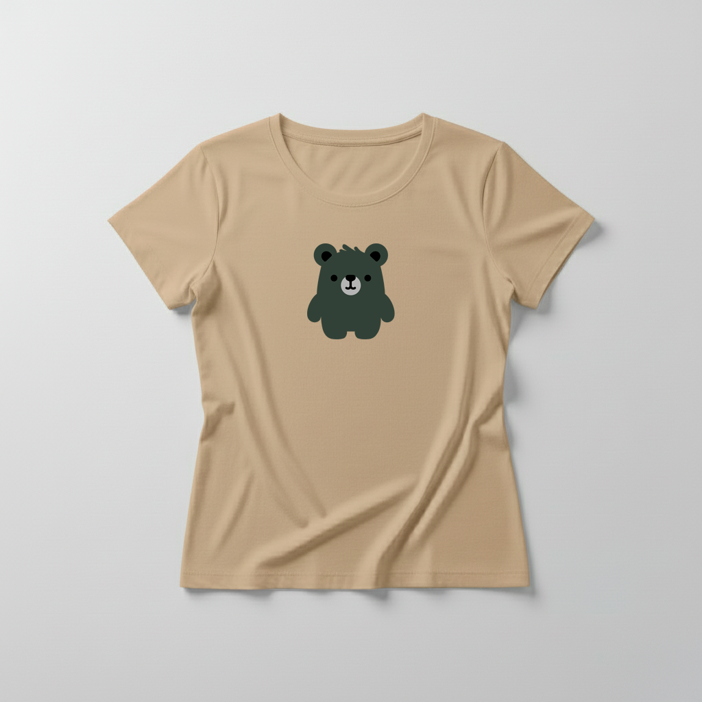 Estampa Urso Militar APAE Brusque