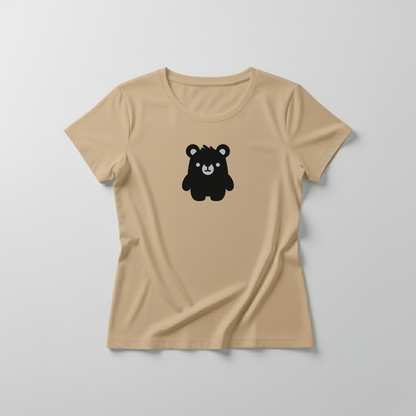 Estampa Urso Básico Preto APAE Guabiruba