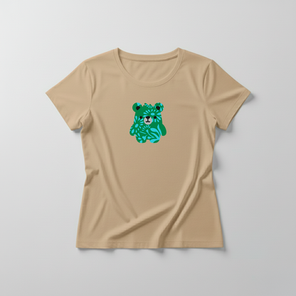 Estampa Urso Verde Estampado APAE Guabiruba