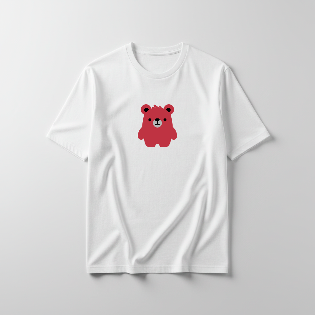 Estampa Urso Básico Bordo APAE Guabiruba